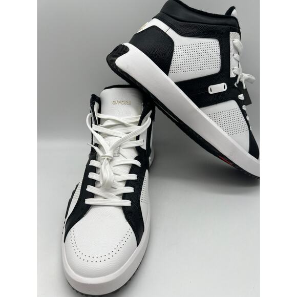 G/Fore G.112 Leather Mid-Top Street Shoe Black/White Men\'s Size 12 New main image 14